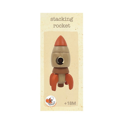 Wooden Stacking Rocket