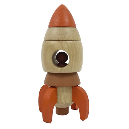 Wooden Stacking Rocket