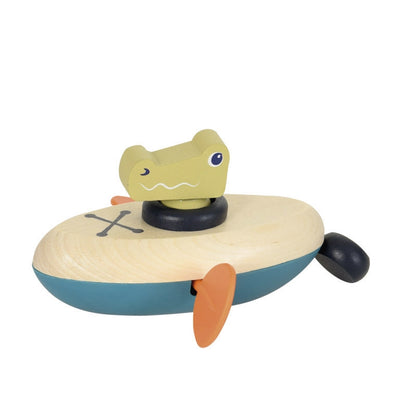 Wooden Clockwork Water Toy – Crocodile