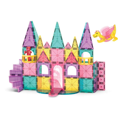 Magna-Tiles Castle DLX + microMAGS - 48 Piece Set