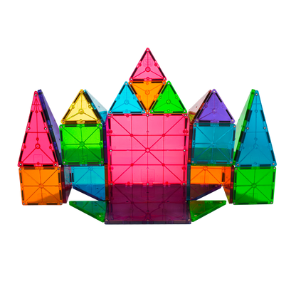 Magna-Tiles – Clear Colours – 32 Piece Set