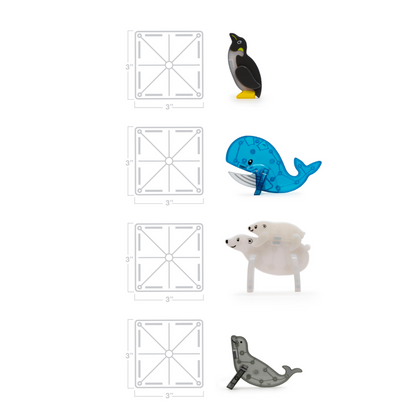 Magna-Tiles – Arctic Animals – 25 Piece Set