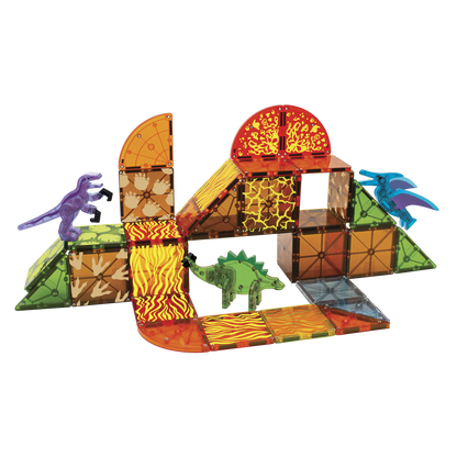 Magna-Tiles – Dino World – 40-teiliges Set