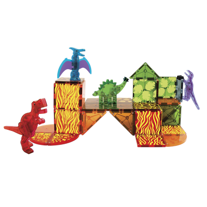 Magna-Tiles – Dino World – 40-teiliges Set