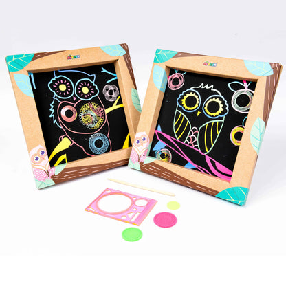 Scratch - Spiro Art - Owl