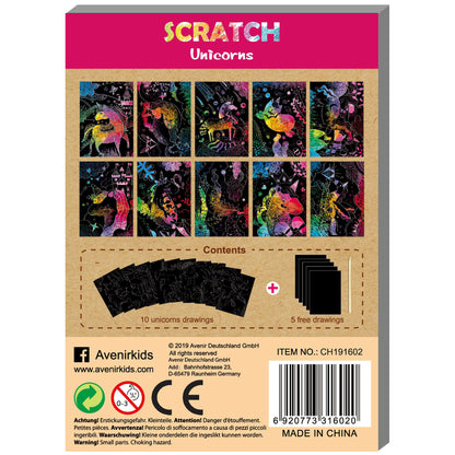 Unicorns Mini Scratch Book