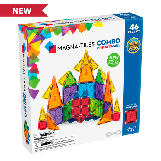 Magna-Tiles Combo + microMAGS - 46 Piece Set