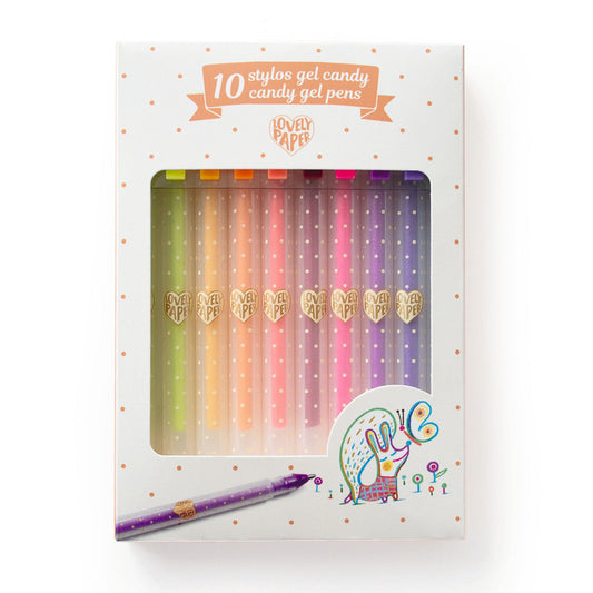 Candy Gel Pens – Set of 10