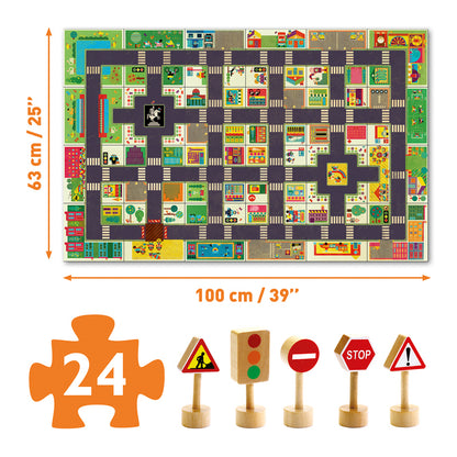 'City Road' – Pop To Play – 24pc Giant Puzzle