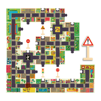 'City Road' – Pop To Play – 24pc Giant Puzzle