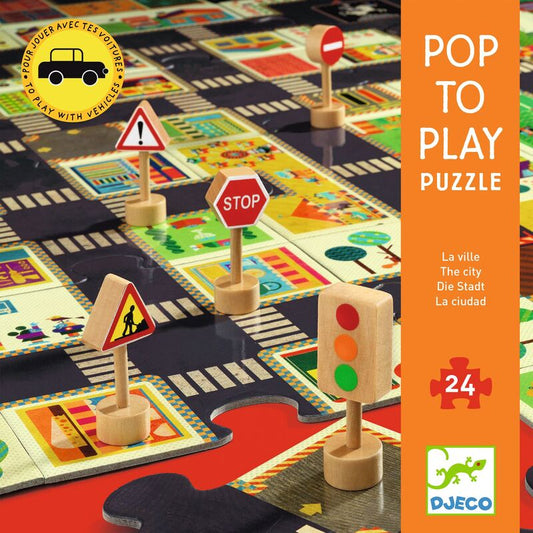 'City Road' – Pop To Play – 24pc Giant Puzzle