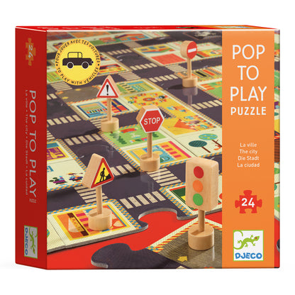 'City Road' – Pop To Play – 24pc Giant Puzzle