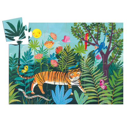 The Tiger's Walk 24pc Silhouette Puzzle