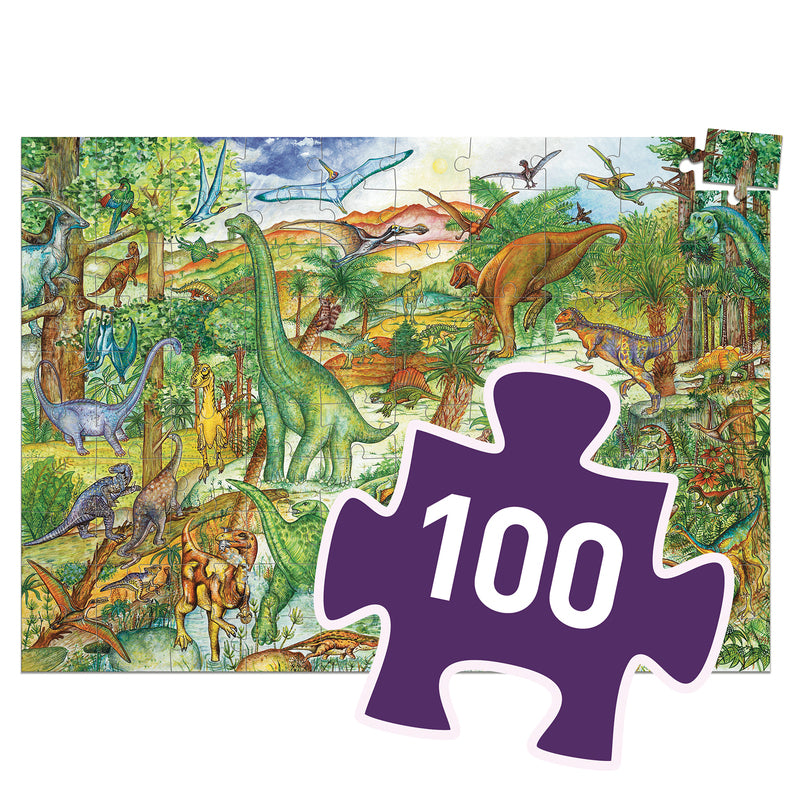 Dinosaurs 100pc Puzzle & Booklet