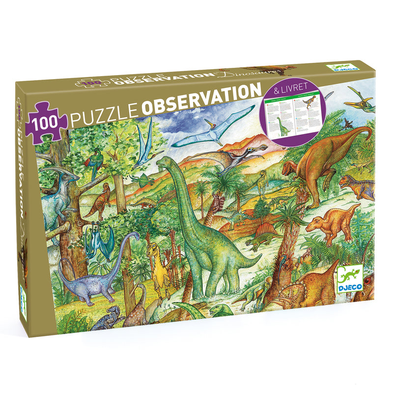 Dinosaurs 100pc Puzzle & Booklet