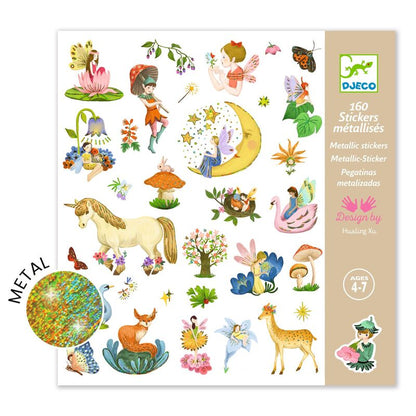 'Fantasy' – Metallic 160 Stickers