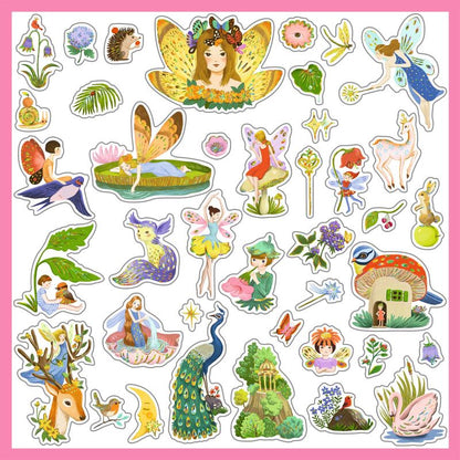 'Fantasy' – Metallic 160 Stickers