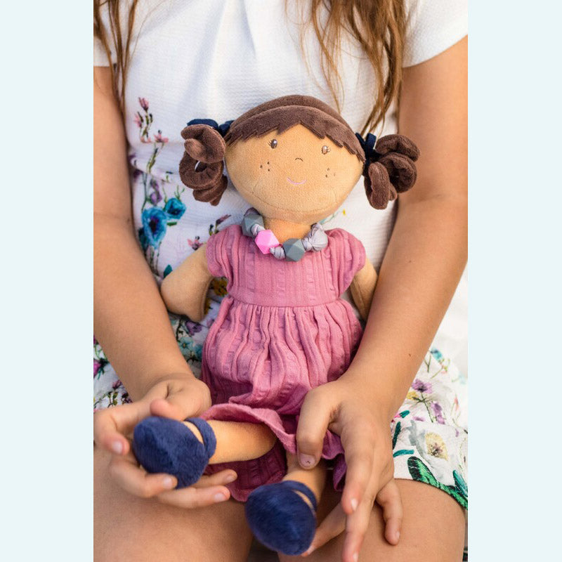 'Mandy' Brunette Doll with Bracelet (38cm)