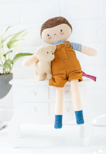 'Tim' Boy Doll in Overalls (32cm)