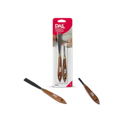 Alat Pemodelan DAS Spatula Logam - set dua