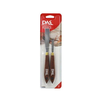 Alat Pemodelan DAS Spatula Logam - set dua