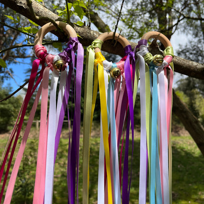 Rainbow Ribbon Wind Ring