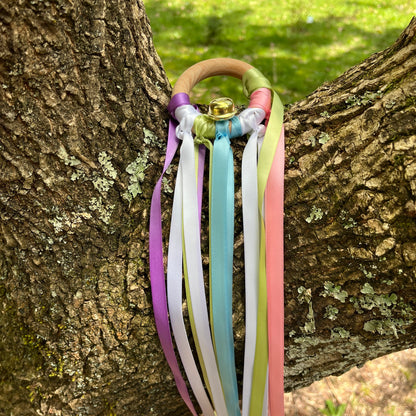 Rainbow Ribbon Wind Ring