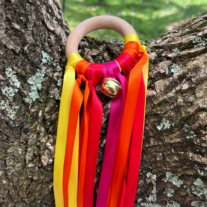 Rainbow Ribbon Wind Ring