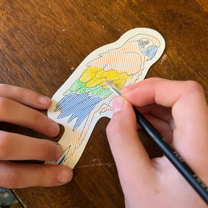 Paint by Water – Bird Bookmarks