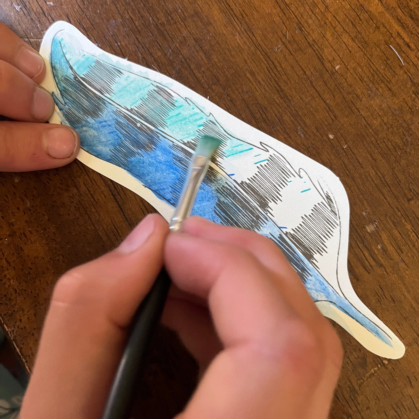 Paint by Water – Bird Bookmarks