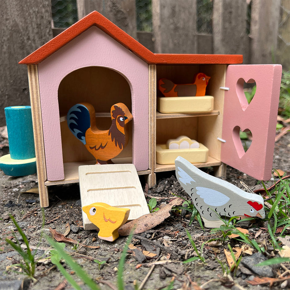 Tender Leaf Toys - Chicken Coop playset