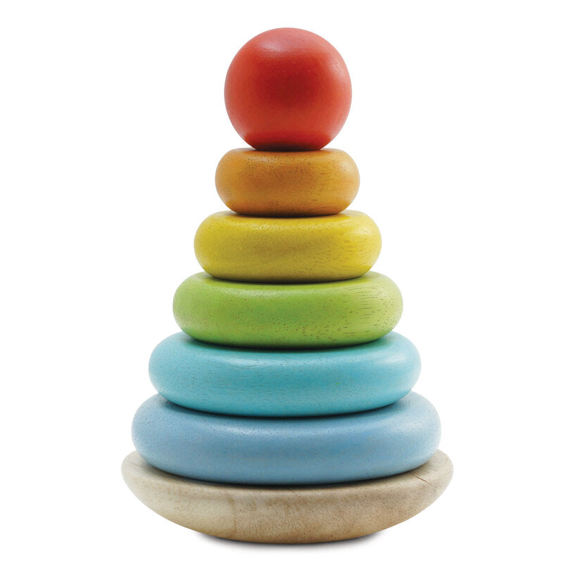 Wooden Rainbow Stacker