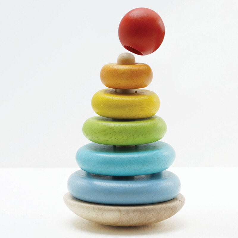 Wooden Rainbow Stacker