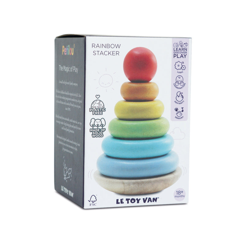 Wooden Rainbow Stacker