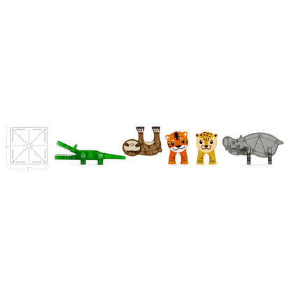 Magna-Tiles – Jungle Animals – 25 Piece Set