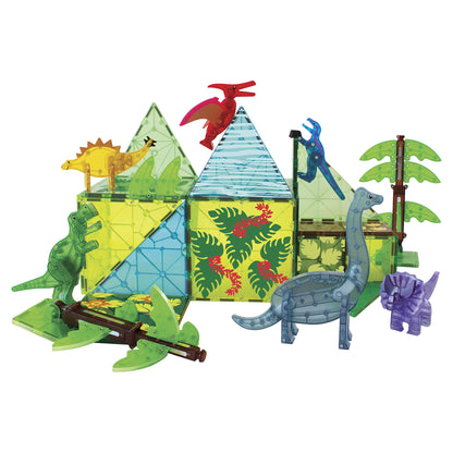 Magna-Tiles – Dino World XL – 50-teiliges Set