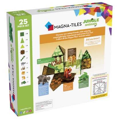 Magna-Tiles – Jungle Animals – 25 Piece Set