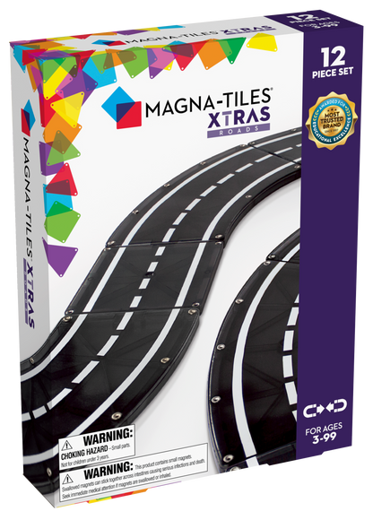 Magna-Tiles – Jalan Xtras – 12 Keping