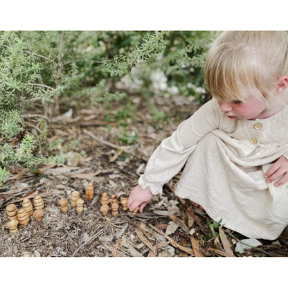 Wooden Figurine Set