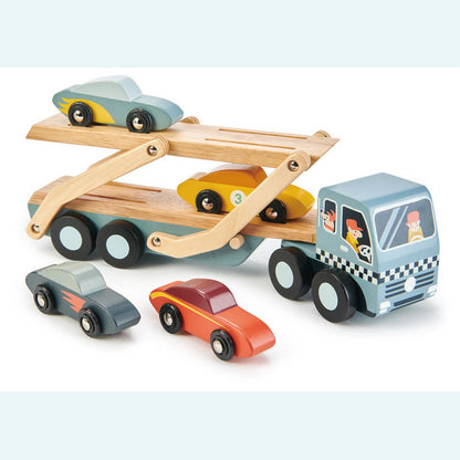 Tender Leaf Wooden Car Transporter