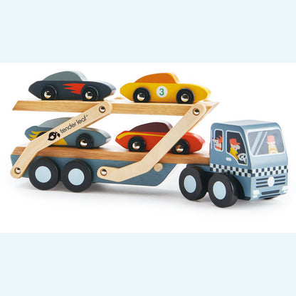 Tender Leaf Wooden Car Transporter