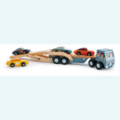 Tender Leaf Wooden Car Transporter