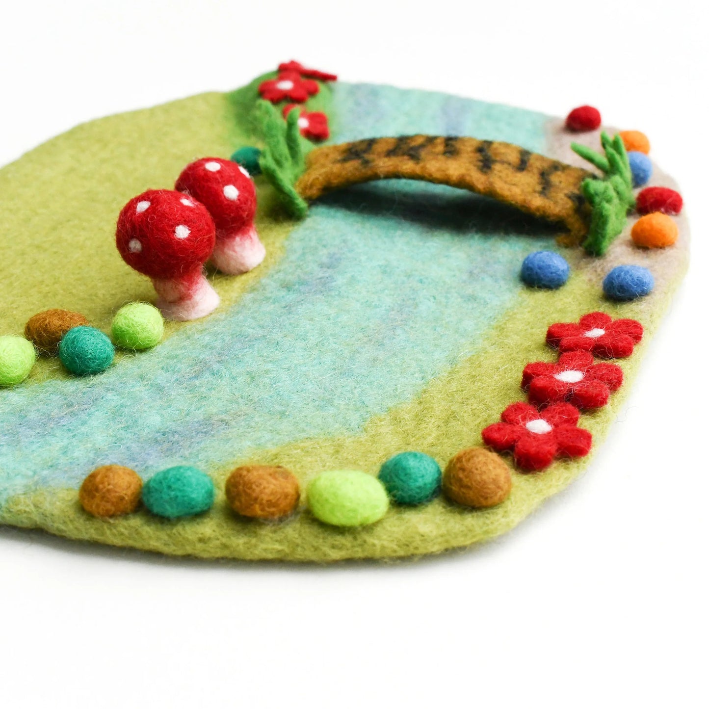 River and Bridge Felt Playscape