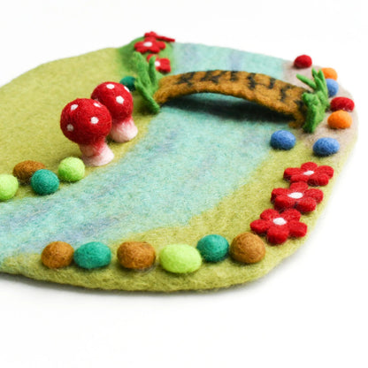 River and Bridge Felt Playscape