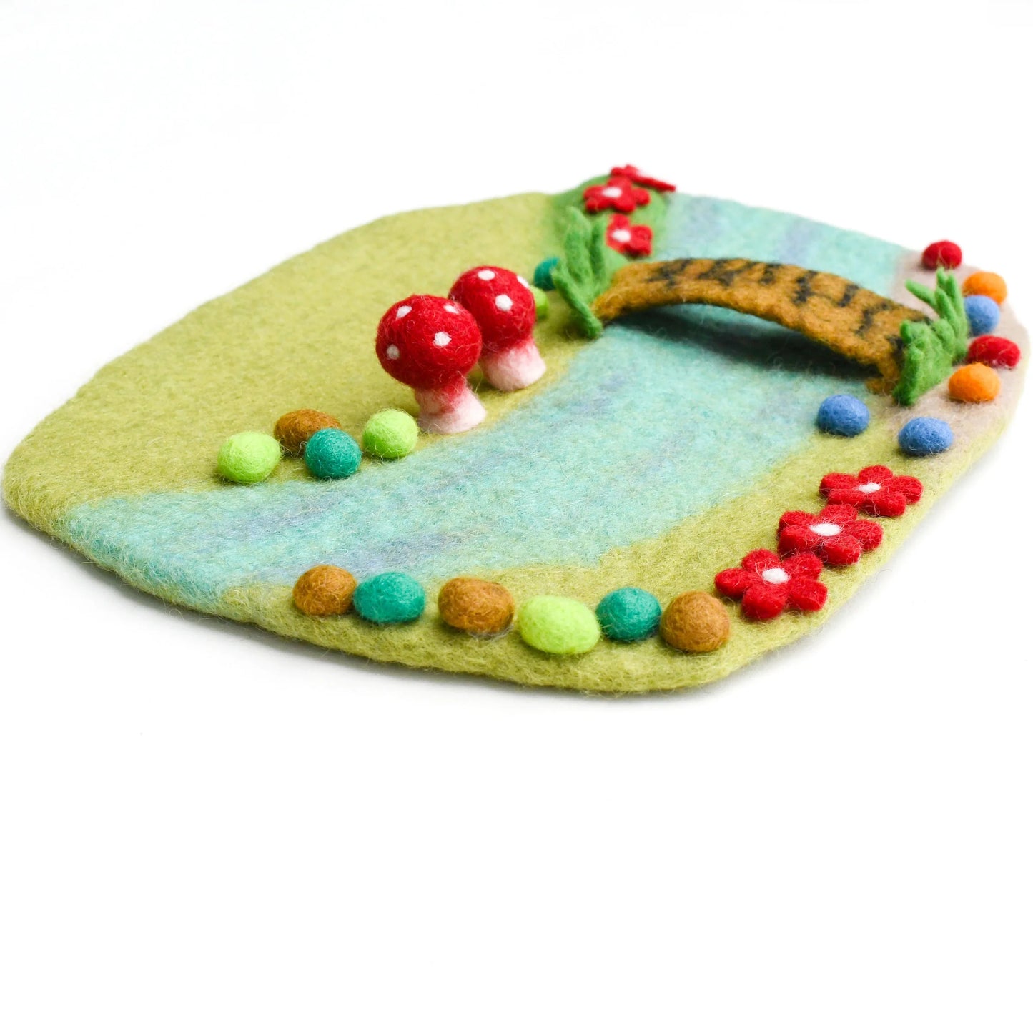 River and Bridge Felt Playscape