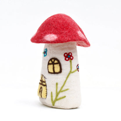 Fairy and Gnome Felt Toadstool Home