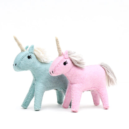 Felt Unicorn – Blue