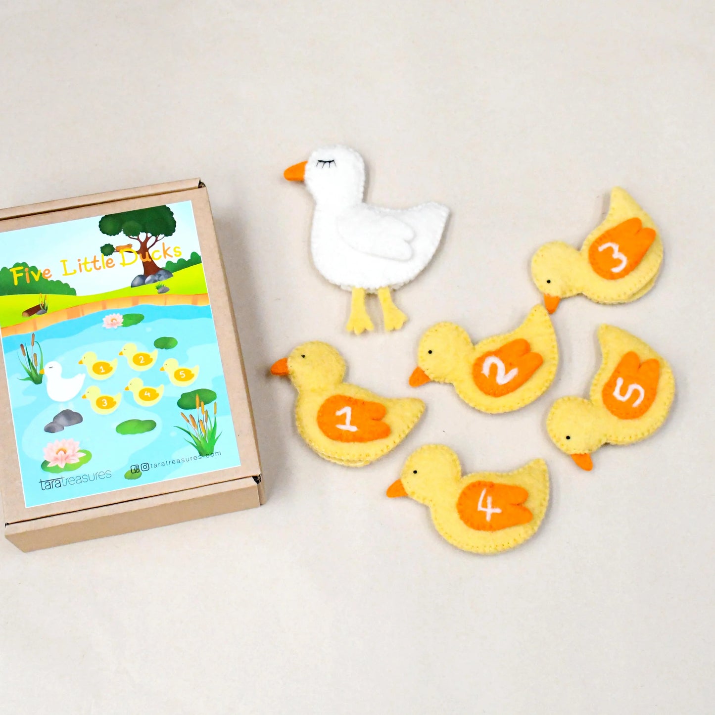 Finger Puppet Set – Five Little Ducks