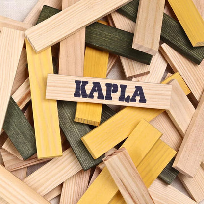 KAPLA Construction Building Blocks - 75 Spider Set - Wooden Case