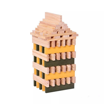 KAPLA Construction Building Blocks - 75 Spider Set - Wooden Case